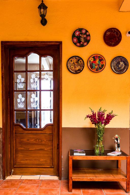Warm entrance at Hotel Estefania